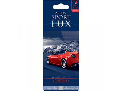 Ароматизатор воздуха подвесной AREON "LUX SPORT" СHROME