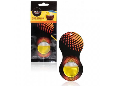 Ароматизатор воздуха подвесной гелевый AIRLINE Восьмерка пина-колада