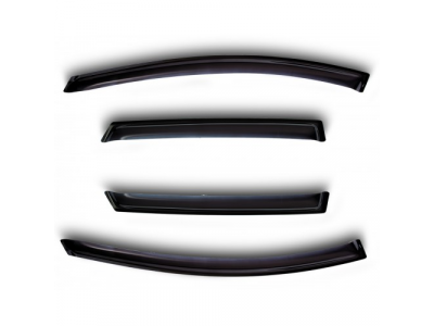 Дефлекторы окон 4 door TOYOTA HIGHLANDER 2014->