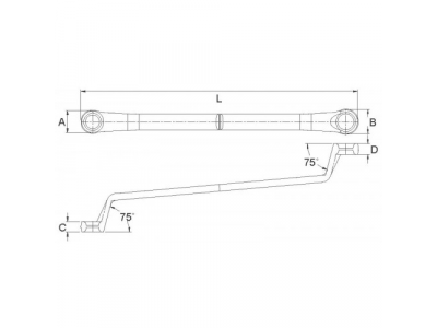 Ключ накидной 18х19мм