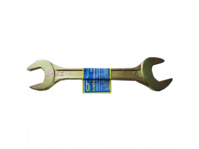 Ключ рожковый, 17 х 19 мм, желтый цинк// СИБРТЕХ