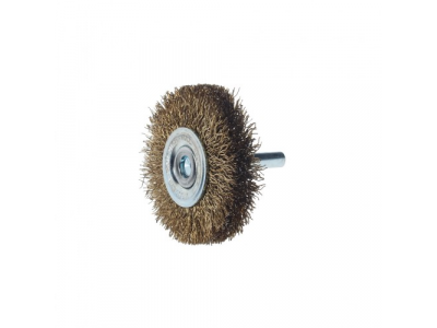 JTC Кордщетка для дрели дисковая 50х10мм латунь JTC