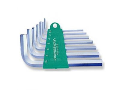 Комплект угловых шестигранников 2,5-10 мм, S2 материал, 7 предметов , H01M07S JONNESWAY