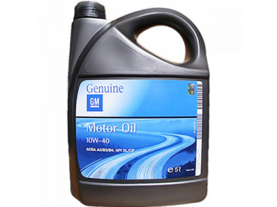 GM 10W-40 SL/CF (5л) моторное масло п/синтетика A3/B3
