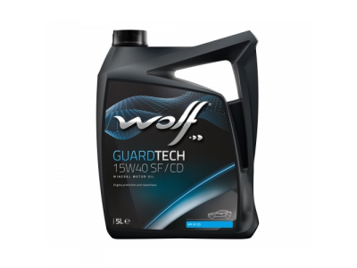 Моторное масло WOLF GUARDTECH 15W40 SF/CD 5L
