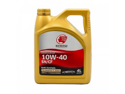 Моторное масло IDEMITSU 10W40 SN/CF, 4л