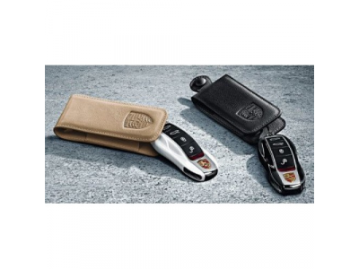 Кожаный чехол для ключа от автомобиля Porsche, артикул 97004400040