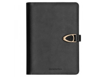 Записная книжка Mercedes-Benz Notebook, Crystal, Black / Pink gold, Swarovski
