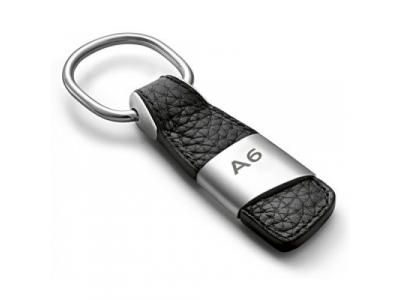 Брелок Audi A6 Key ring leather, артикул 3181400206