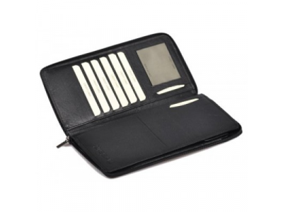 Кожаное портмоне Nissan Leather Wallet, Black