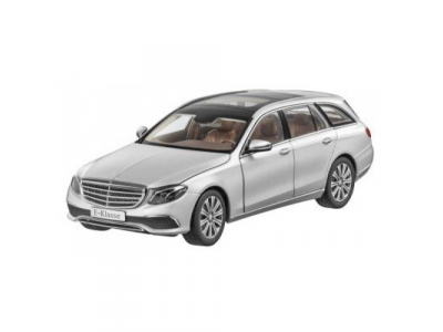 Модель Mercedes-Benz E-Class, Estate, Exclusive, Iridium Silver, 1:18 Scale