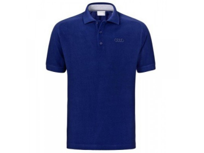 Мужская рубашка-поло Audi Poloshirt, Men, Classic Logo, Blue