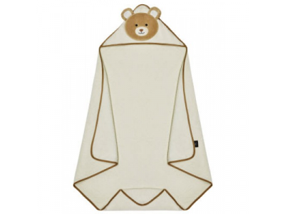 Детское полотенце-капюшон Mercedes-Benz Carl Hooded Towel, Cream / Beige