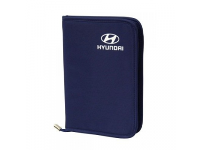 Футляр для автодокументов Hyundai Document Case 2, Blue, артикул R8480AC400H