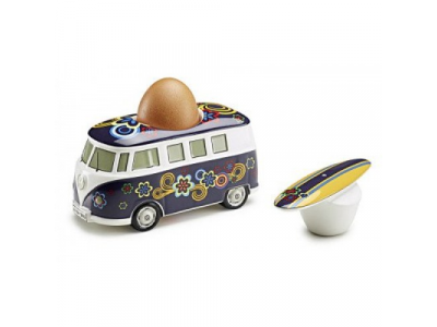Подставка для яиц всмятку Volkswagen T1 Bulli Flower Power, Blue