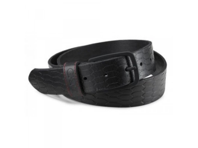 Мужской кожаный ремень Volkswagen GTI Belt, Men, Black, артикул 5GD087408A041