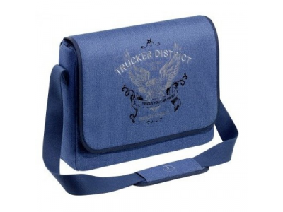 Сумка Mercedes-Benz Shoulder Bag, Trucker, Jeans Blue