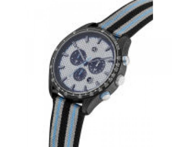 Мужские наручные часы Mercedes-Benz Men’s Chronograph Watch, Motorsport, Silver/Blue/Black