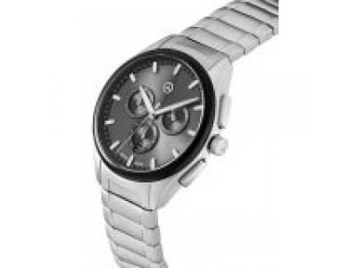 Мужские наручные часы хронограф Mercedes-Benz Men’s Chronograph Watch, Business, black / silver