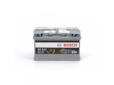Аккумулятор BOSCH S5 AGM - 12 Volt, 80Ah 800A 315x175x190