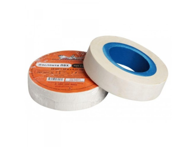 Изолента ПВХ, белая, 15 мм, 10 м AIRLINE