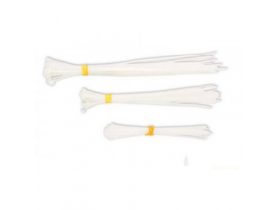 Хомут-стяжка кабельная, пластиковая, W- 3,6 L-300 (100 шт), белая