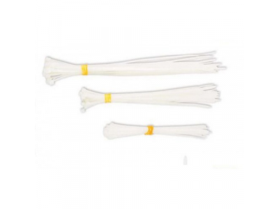 Хомут-стяжка кабельная, пластиковая, W 2,5 L-150 (100 шт), белая