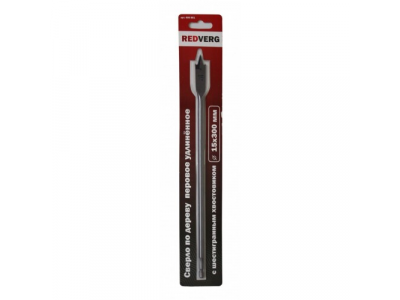 Сверло по дереву RedVerg перовое HCS 15x300 мм